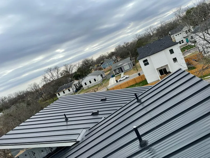 Standing seam metal roof panels with vents for Skylight Repair in LaBelle